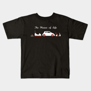 Phases of Life - Driving Kids T-Shirt